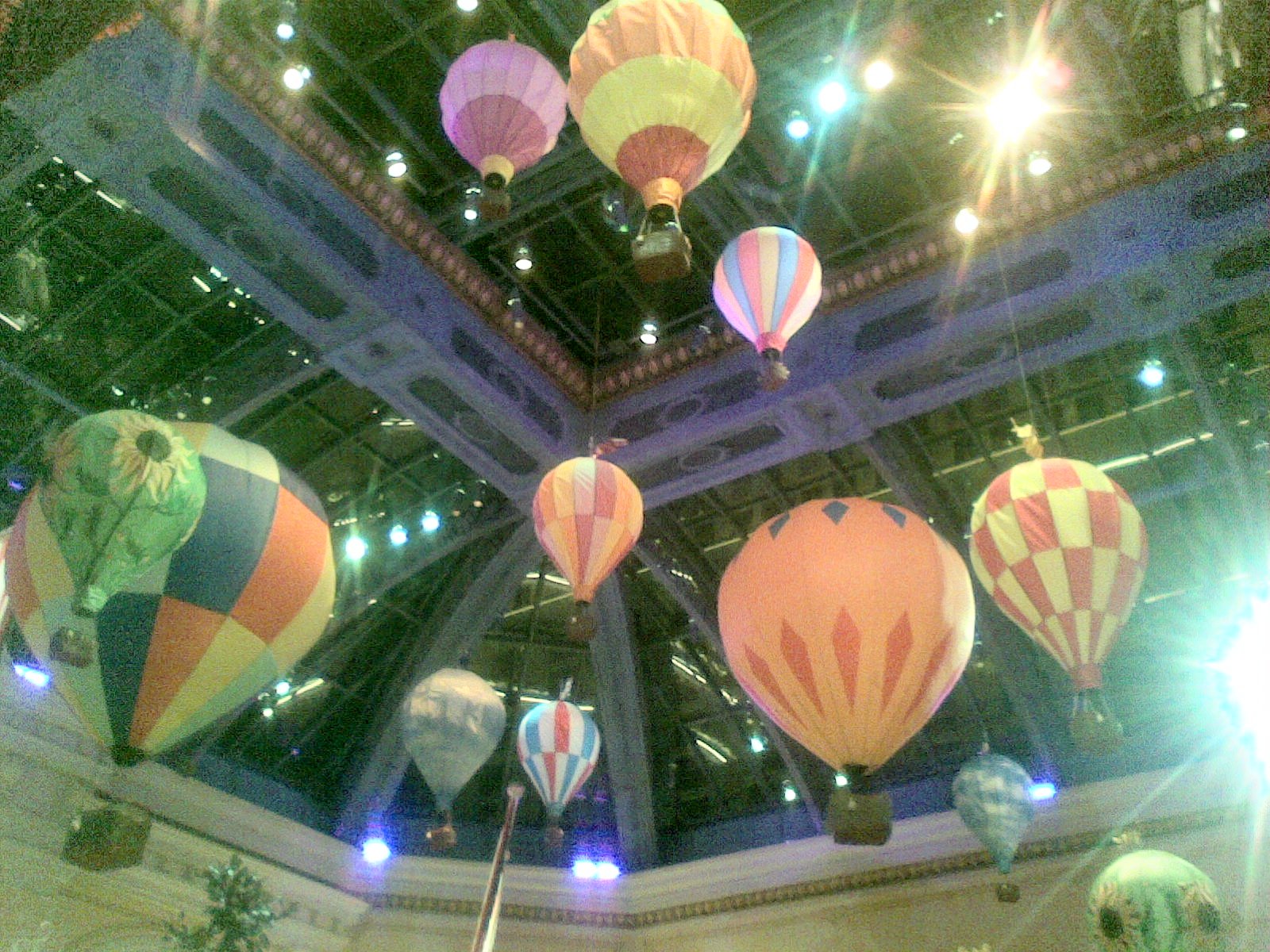 ballroom balloons - Bellagios in Vegas